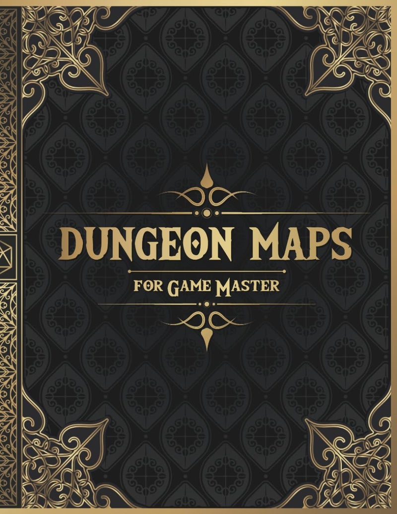 خرائط الزنزانات لمدير اللعبة: 50 خريطة زنزانة فريدة وقابلة للتخصيص لألعاب تقمص الأدوار على الطاولة DnD